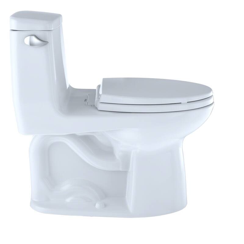 Toto Eco UltraMax One-Piece Elongated 1.28 GPF Toilet, Cotton White (MS854114E#01)