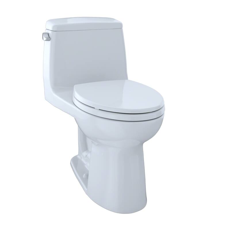 Toto Eco UltraMax One-Piece Elongated 1.28 GPF Toilet, Cotton White (MS854114E#01)