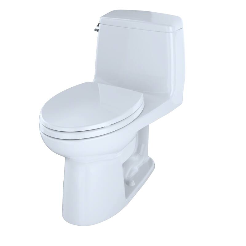 Toto Eco UltraMax One-Piece Elongated 1.28 GPF Toilet with CeFiONtect, Cotton White