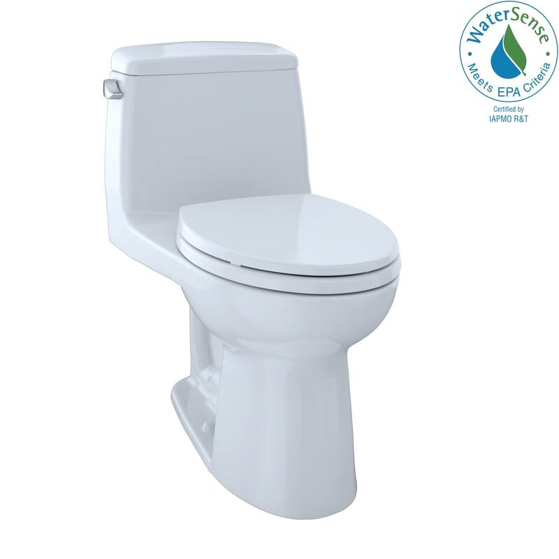 Toto Eco UltraMax One-Piece Elongated 1.28 GPF Toilet with CeFiONtect, Cotton White