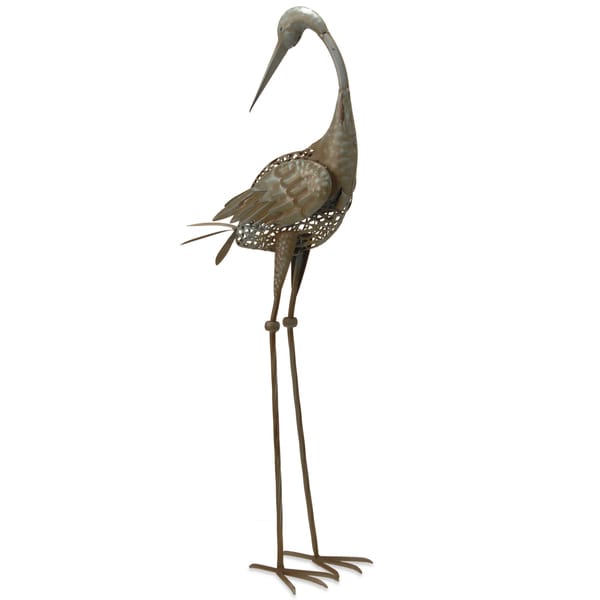 Shop National Tree Company 35-inch Antique Green Crane - Free Shipping ...