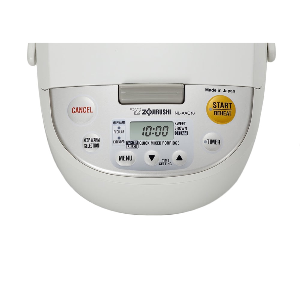 炊飯器 Zojirushi NL-AAC10 Micom Rice Cooker (Uncooked) and Warmer 5.5 Cups/1.0-Liter by Zojirushi Zojirushi-NL-AAC10-Micom-Rice-