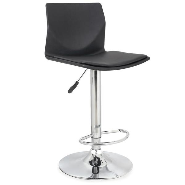 Black Faux Leather Clad Swivel Stool (Set of 2) Free Shipping Today