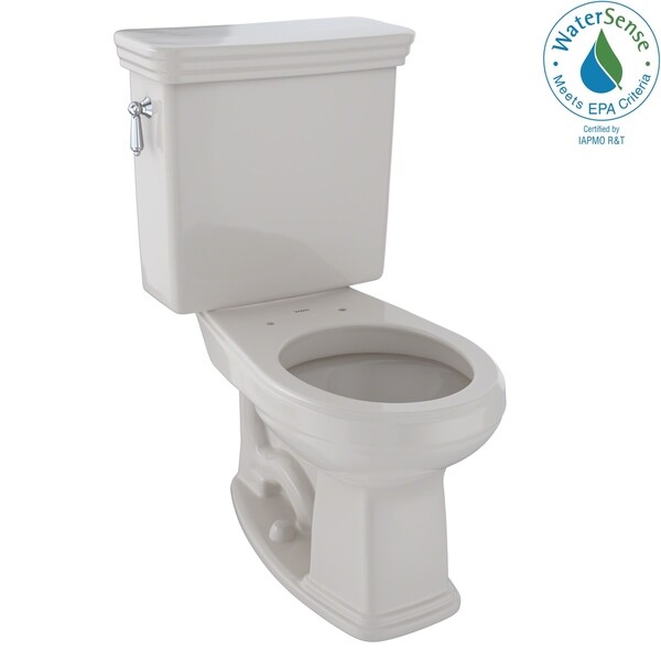 Toto Eco Promenade Two-Piece Round 1.28 GPF Universal Height Toilet, Sedona Beige (CST423EF#12)