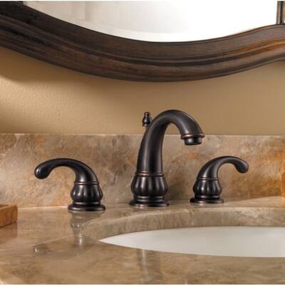 Pfister Treviso Lavatory 49 8-15-inch with Metal Pop-up Tuscan Bronze Bathroom Faucet