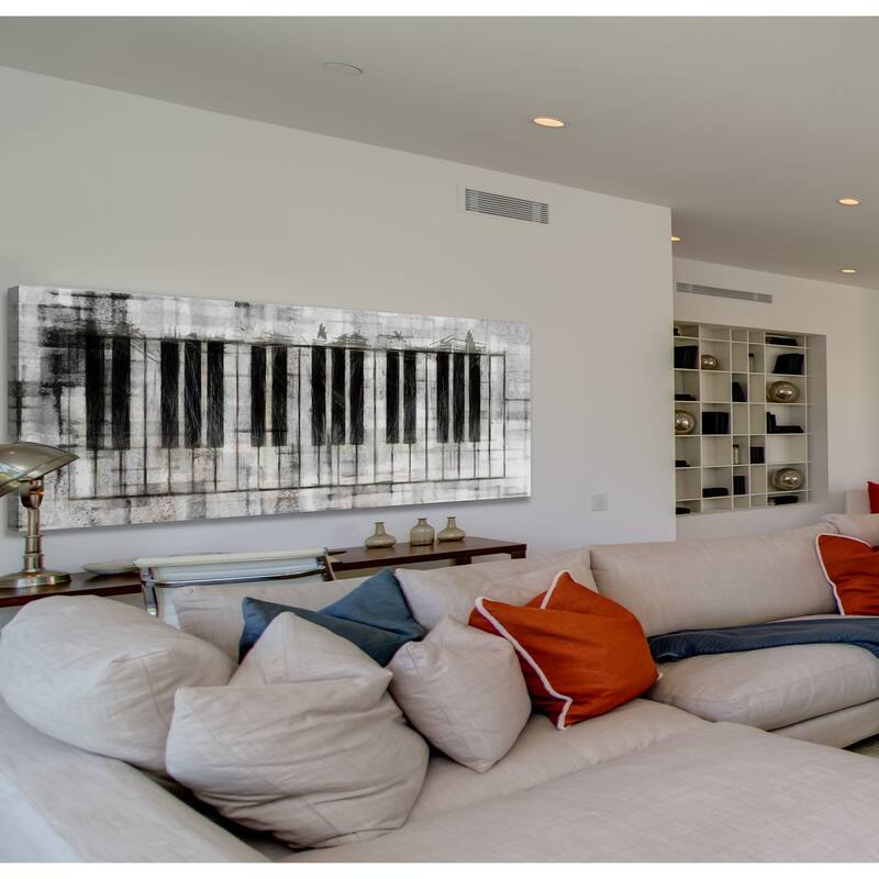 Marmont Hill Art Collective 'Keyboard' Canvas Art - Multi-Color