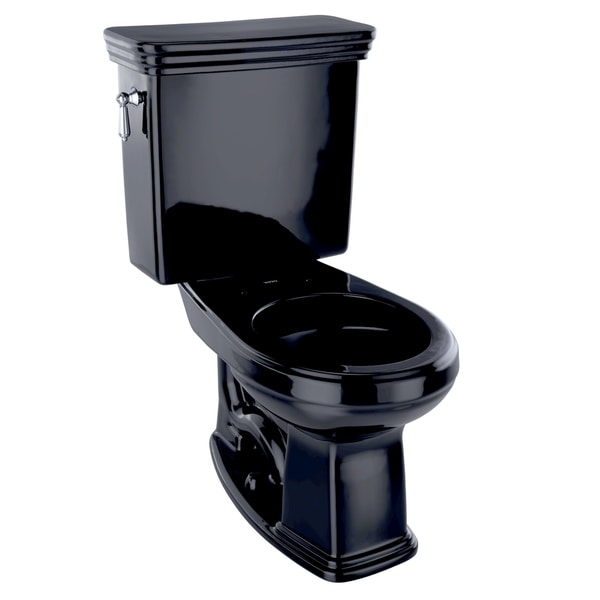 Toto Promenade Two-Piece Round 1.6 GPF Universal Height Toilet, Ebony (CST423SF#51)