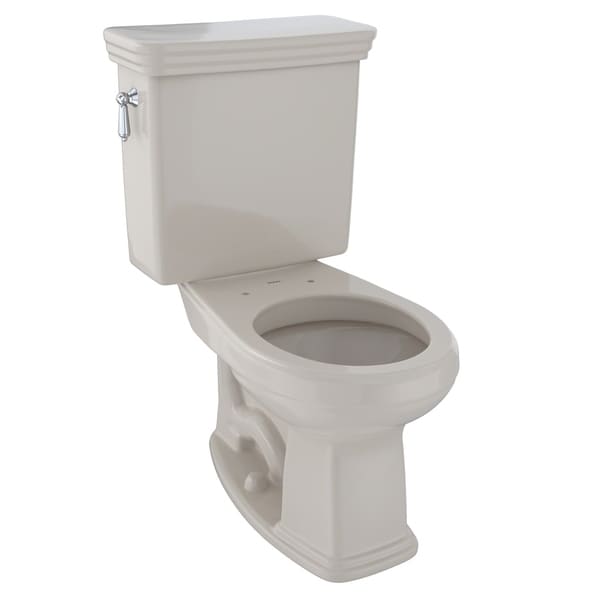 Toto Promenade Two-Piece Round 1.6 GPF Universal Height Toilet, Bone (CST423SF#03)