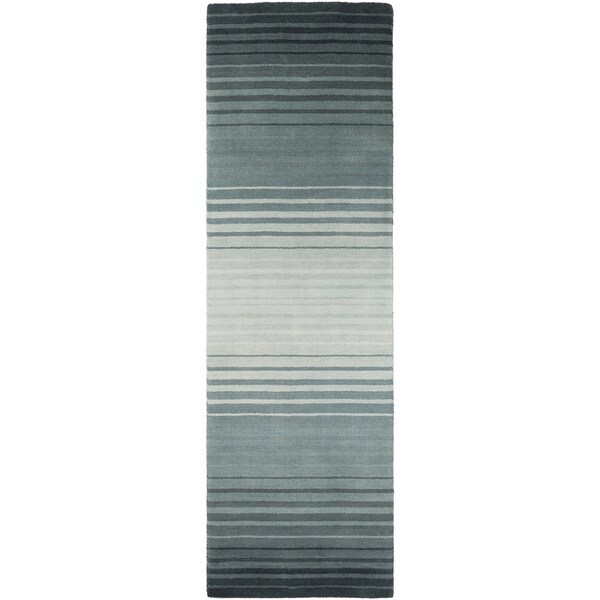 Hand-Loomed Brenden Stripe New Zealand Wool Area Rug