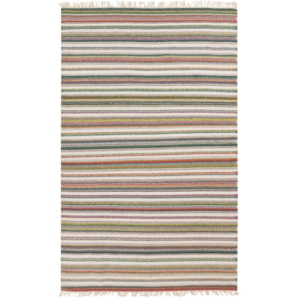 Hand-woven Tommy Stripe Reversible Area Rug