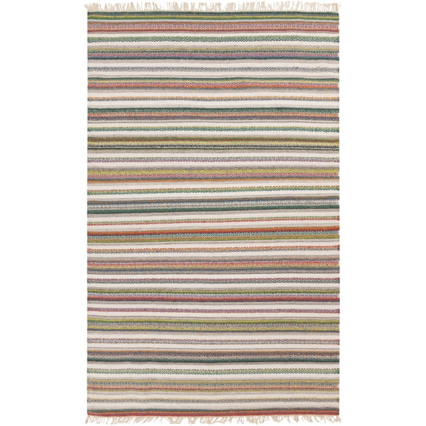 Hand-woven Tommy Stripe Reversible Area Rug (9' x 13')