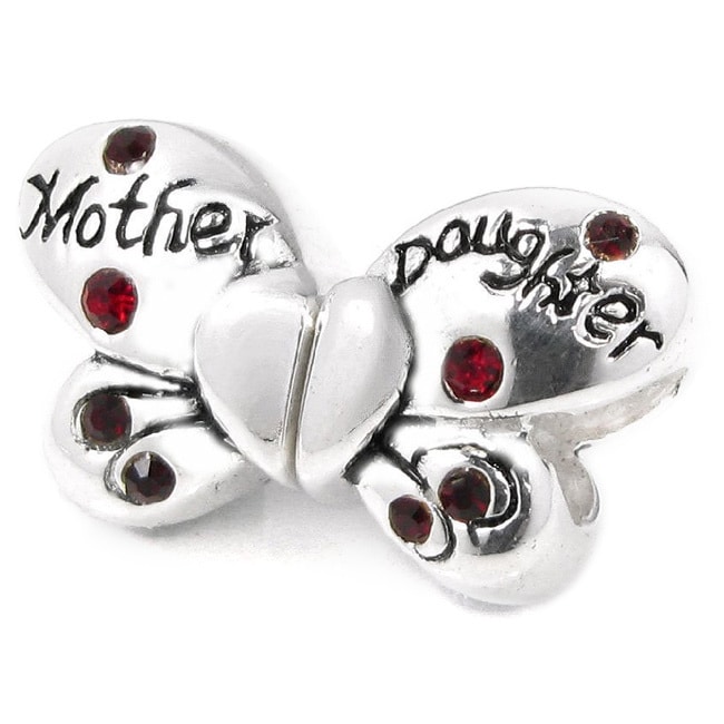 Reflection Beads Sterling Silver Small Butterfly Bead 9 x 9 mm