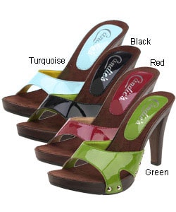 Candies Dulgence Women's Red Patent High-heel Sandal - Free ...
