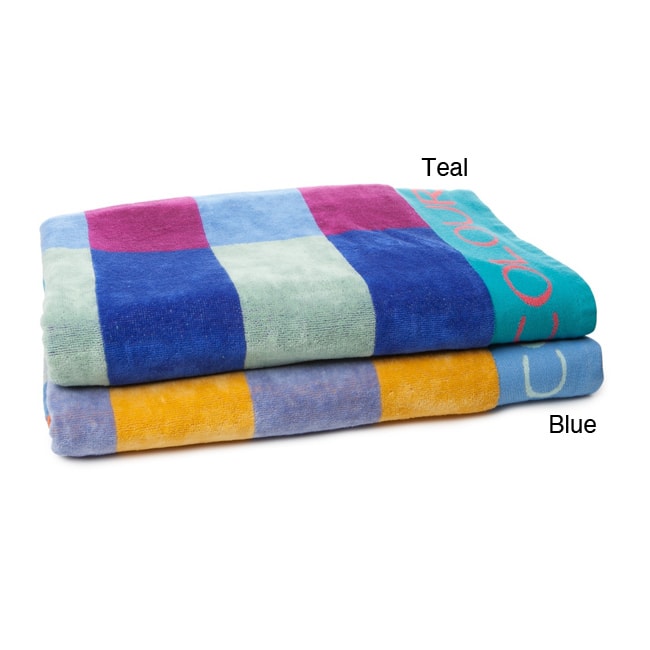 Alexander Julian Block Stripe Beach Towel (Set of 2) - N/A