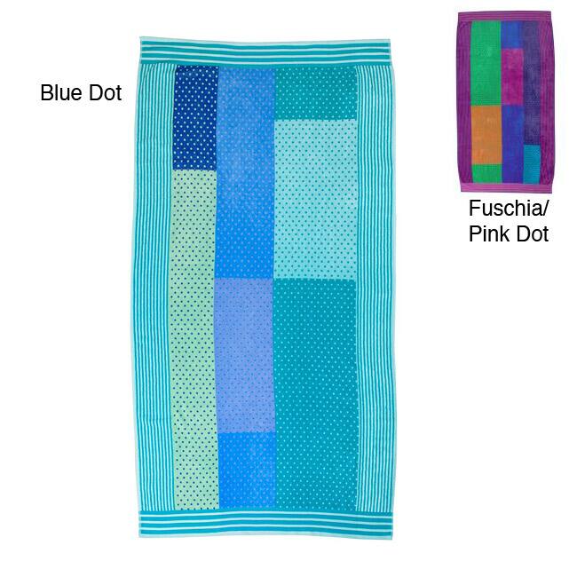 Alexander Julian Jacquard Dots Cotton Beach Towels (Set of Two) - N/A