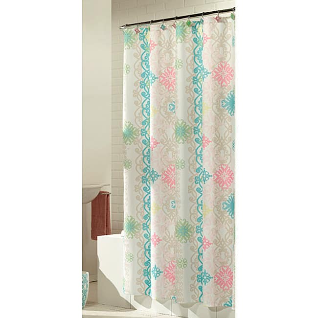Lorimer Fabric Shower Curtain with Hooks