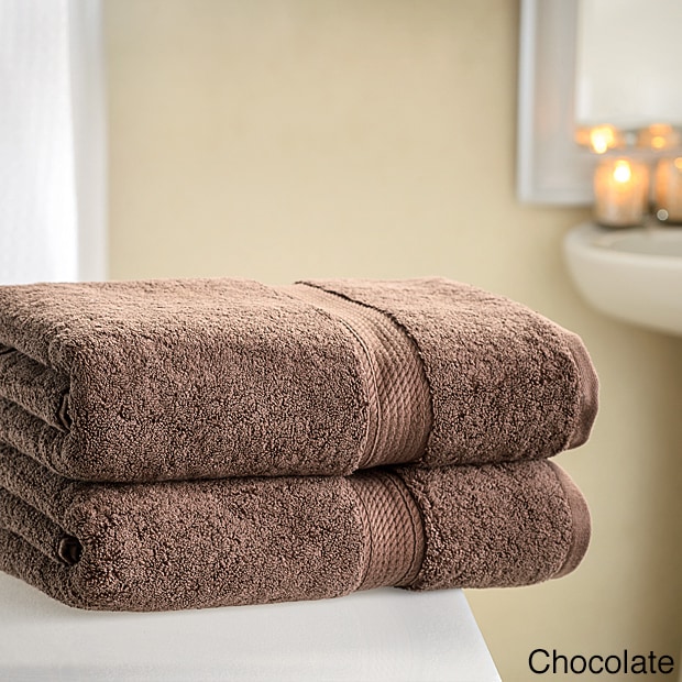 Superior Collection Luxurious 900 Gsm Egyptian Cotton Bath Towels (set Of 2)