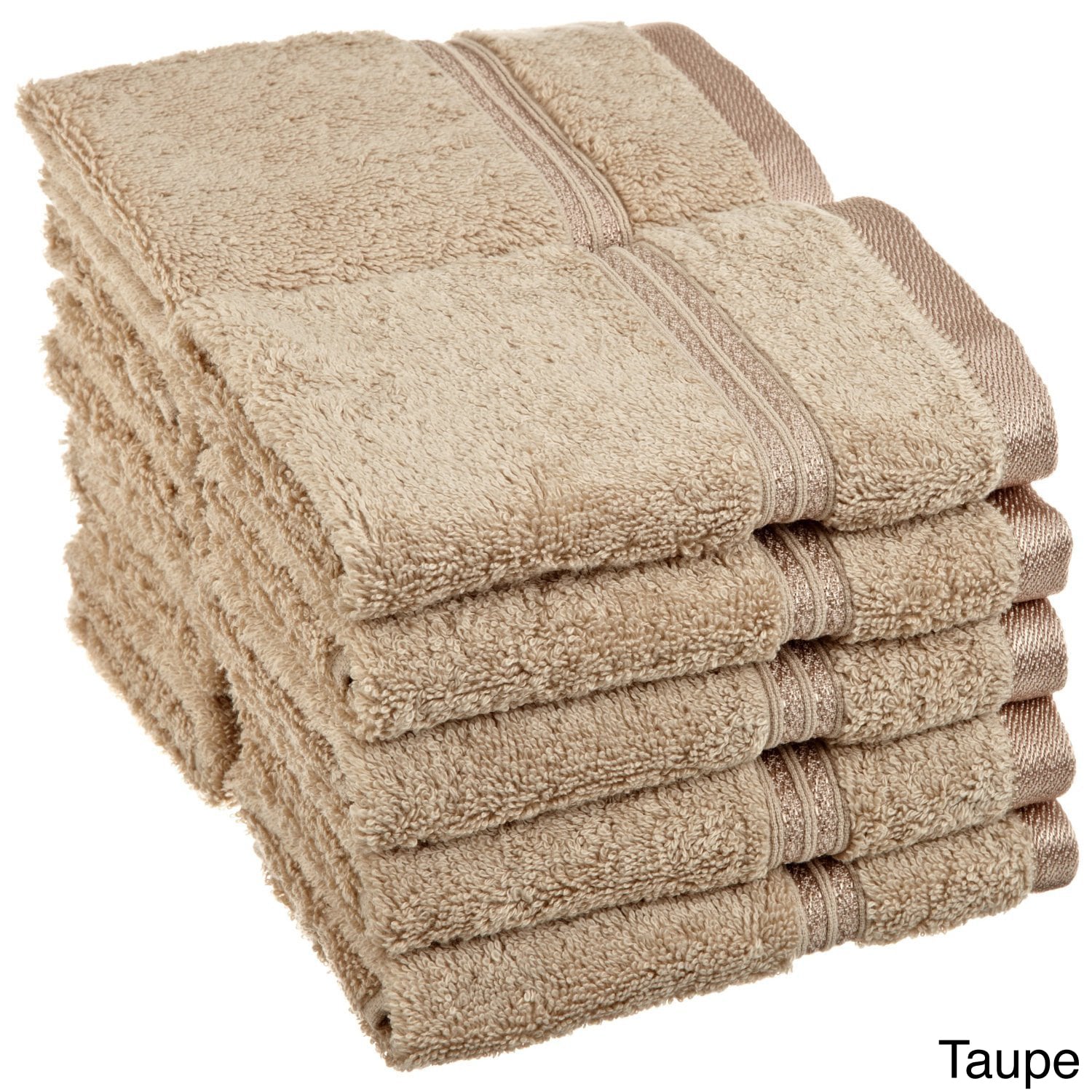 Superior Collection Luxurious Egyptian Cotton Washcloth (set Of 10)