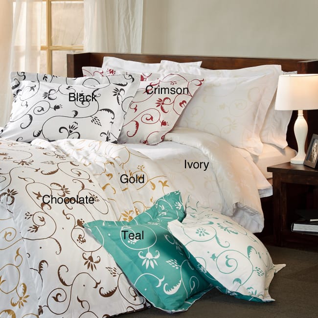 Bella Reversible 3-piece Duvet Cover Set