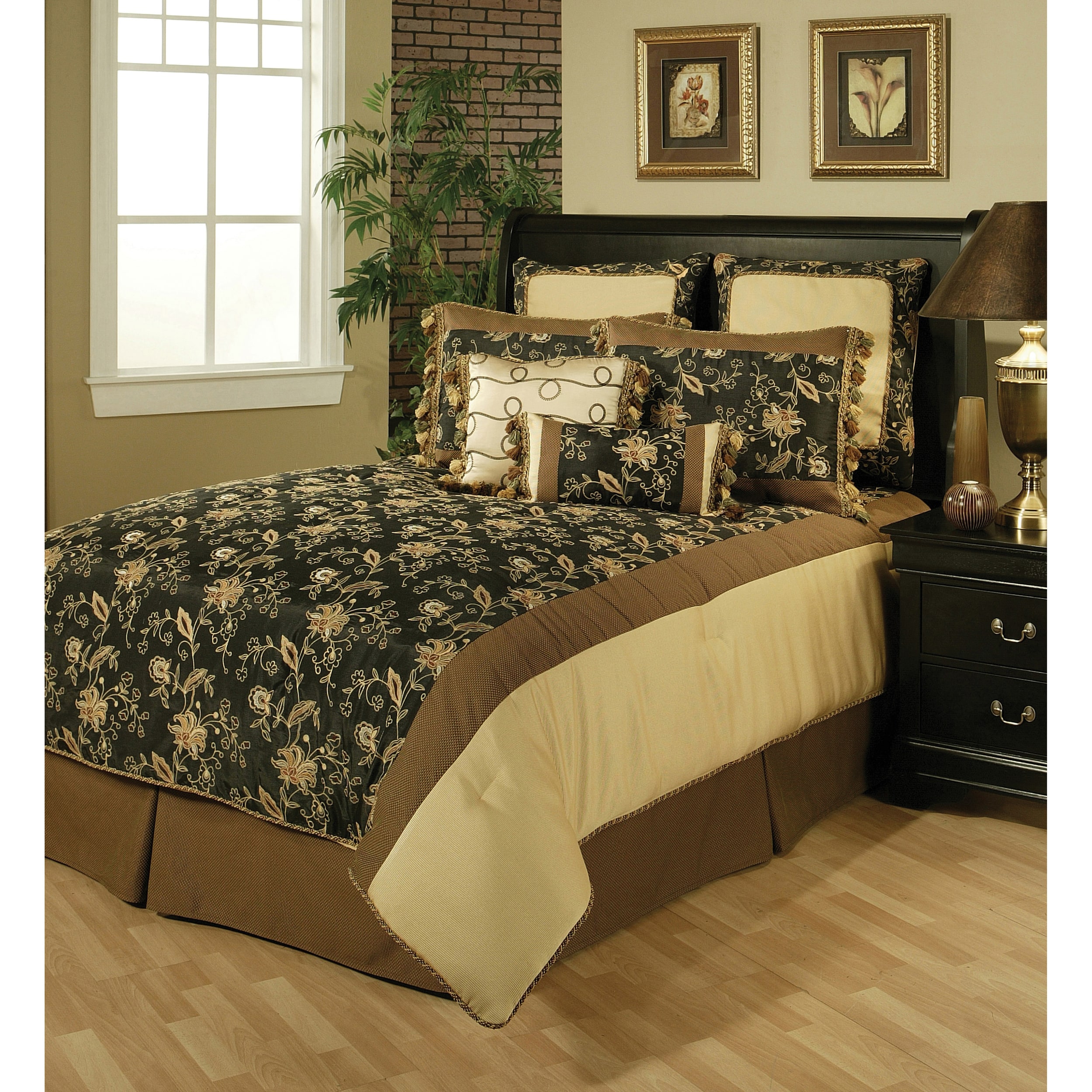 Gabrielle Floral Design Duvet Cover Sets Bedding Sets With Matching Fitted Sheet