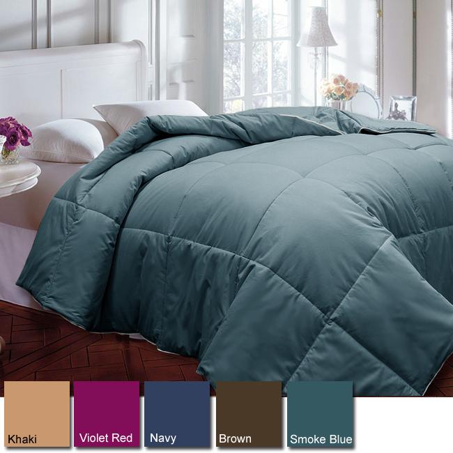 Cotton 233 Thread Count Hypoallergenic Down Alternative Comforter