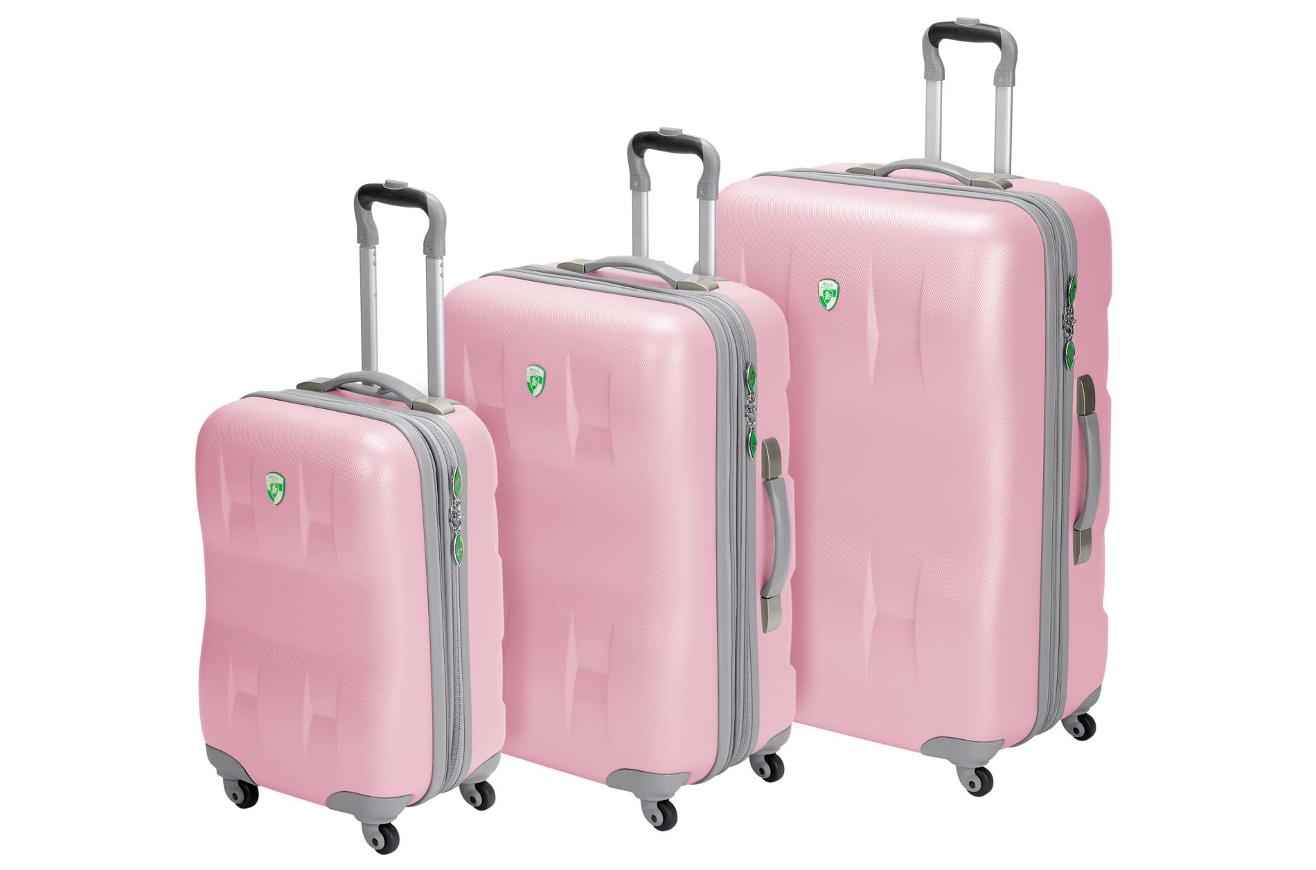 heys pink luggage