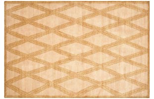 Handmade Thomas O'Brien Martine Sandstone/ Beige Wool Rug (9' x 12')