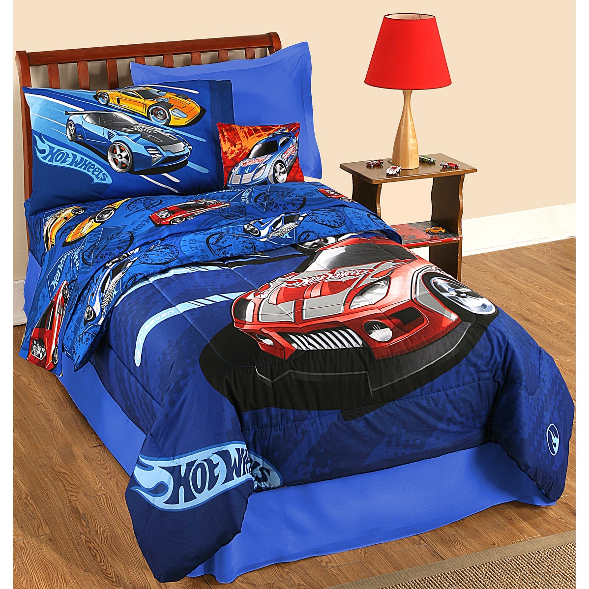 Shop Hot Wheels Race Twin Size Bed In A Bag With Sheet Set