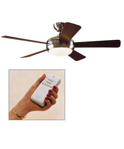 Hunter Palermo 52 Inch Ceiling Fan Brushed Nickel Overstock 744809