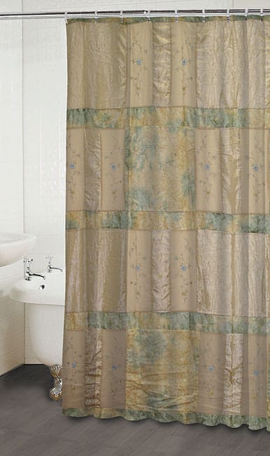 Jasmine Beige Shower Curtain