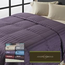 Joseph Abboud Classic Wide Stripe 400 Thread Count Down-Like Comforter ...
