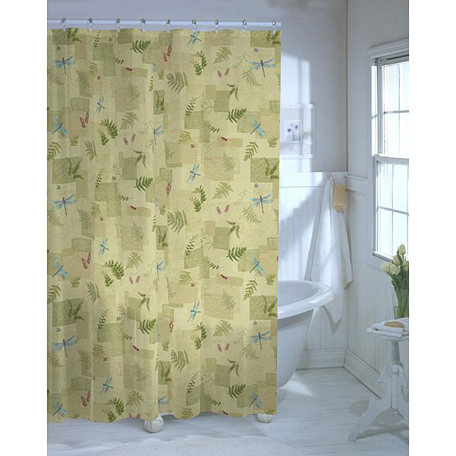 Shop Julia Natural Polyester Shower Curtain Free Shipping On Orders