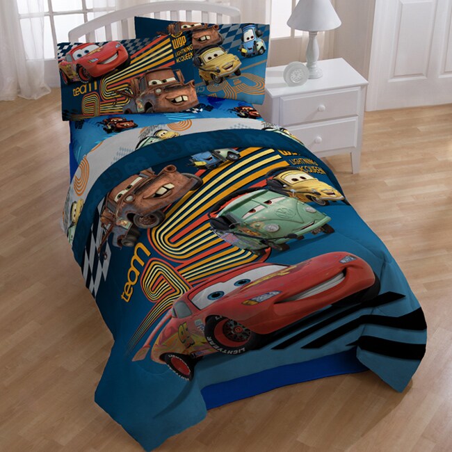 Disney Pixar Cars Full size Seven piece Cotton/Polyester Bed in a Bag