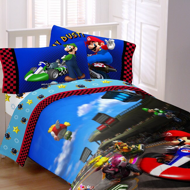 Shop Super Mario The Race Is On 4 Piece Bed In A Bag With Sheet