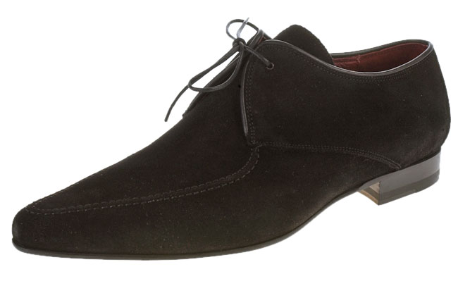 Gianfranco Ferre Men's Black Suede Shoes - 10015726 - Overstock.com ...
