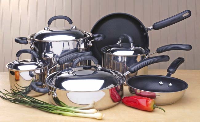 Circulon Stainless Steel 10 piece Cookware Set  