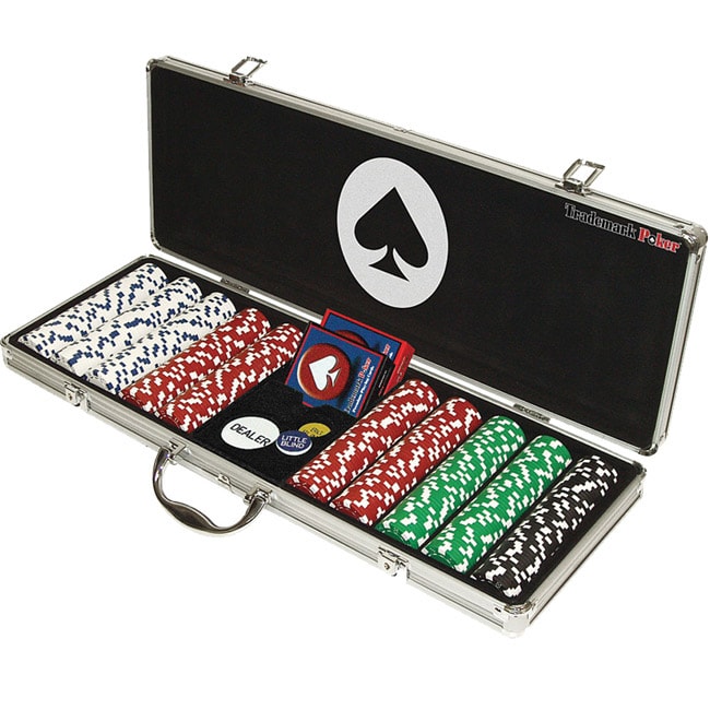 500 piece 13.5g poker chip set
