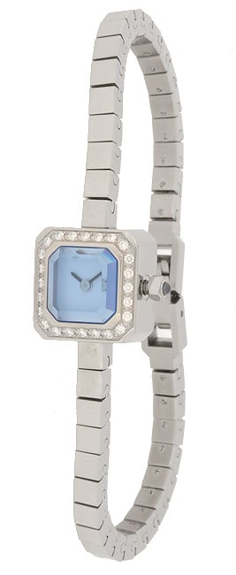 Corum Sugar Cube Stainless Steel Diamond Watch  