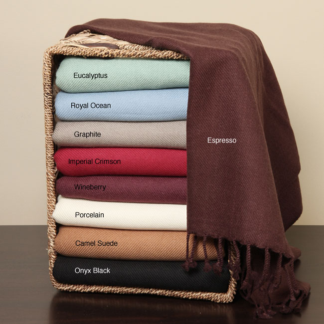 Ultra Luxury Himalayan 8 ply Pure Cashmere Throw  