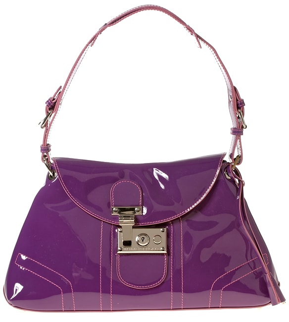 Tanner Krolle Lock And Load Purple Handbag  