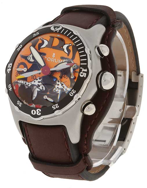 Corum Mens Tiger Bomber Automatic Bubble Watch  