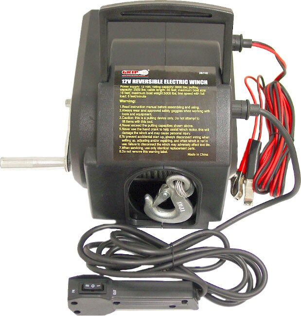 shop grip 12 volt reversible electric winch free shop grip 12 volt reversible electric winch free
