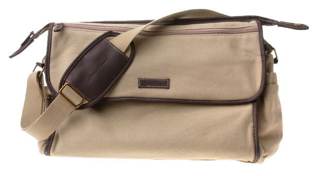 Ed Bauer Canvas Messenger Style Diaper Bag Free Shipping Ed Bauer Canvas Messenger Style Diaper Bag