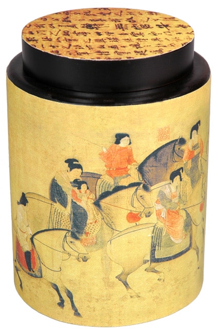 Hand Painted Tea Jar (China)  