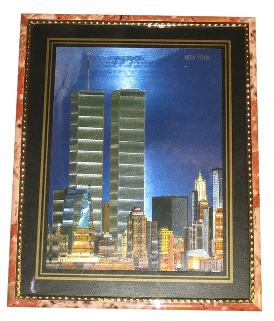 New York City Twin Towers Framed Picture  