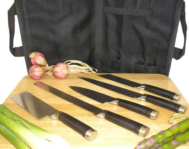 Stainless Steel Five-piece Sushi Knife Set