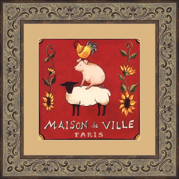 Katherine Gracey Maison de Ville Framed Print  