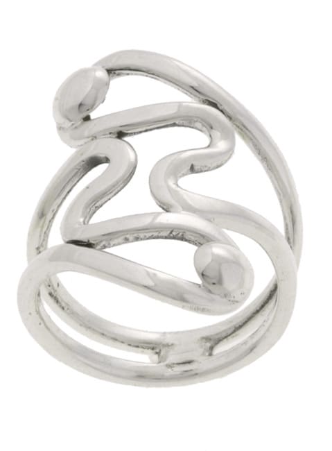 Sterling Silver Modern design Ring  