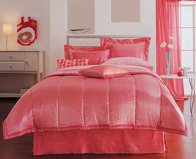Shop Seventeen Shimmer Papaya Comforter Set Ships To Canada
