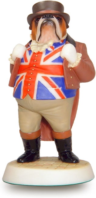 Robert Harrop Bulldog John Bull Figurine  